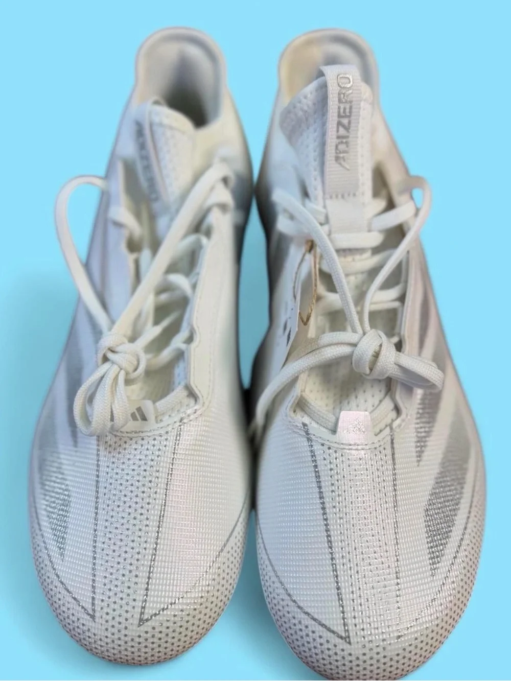 adidas adizero Electric.1 White with Silver Accents